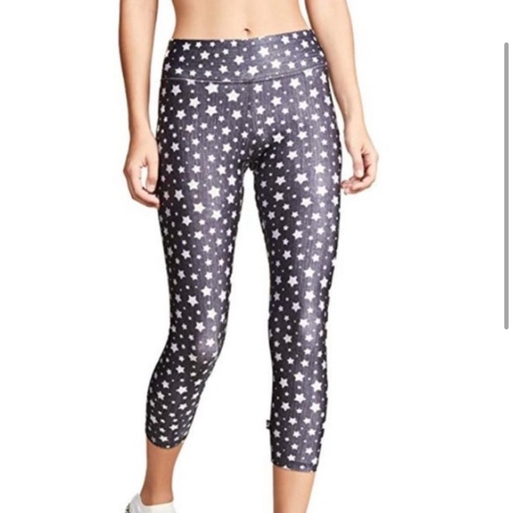 NWT TEREZ Star Light Tall Band Capri Leggings In Starlight XL - Picture 4 of 5